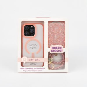 KIT DE FUNDA PARA IPHONE 16 PRO CITY GIRL - Imagen 4
