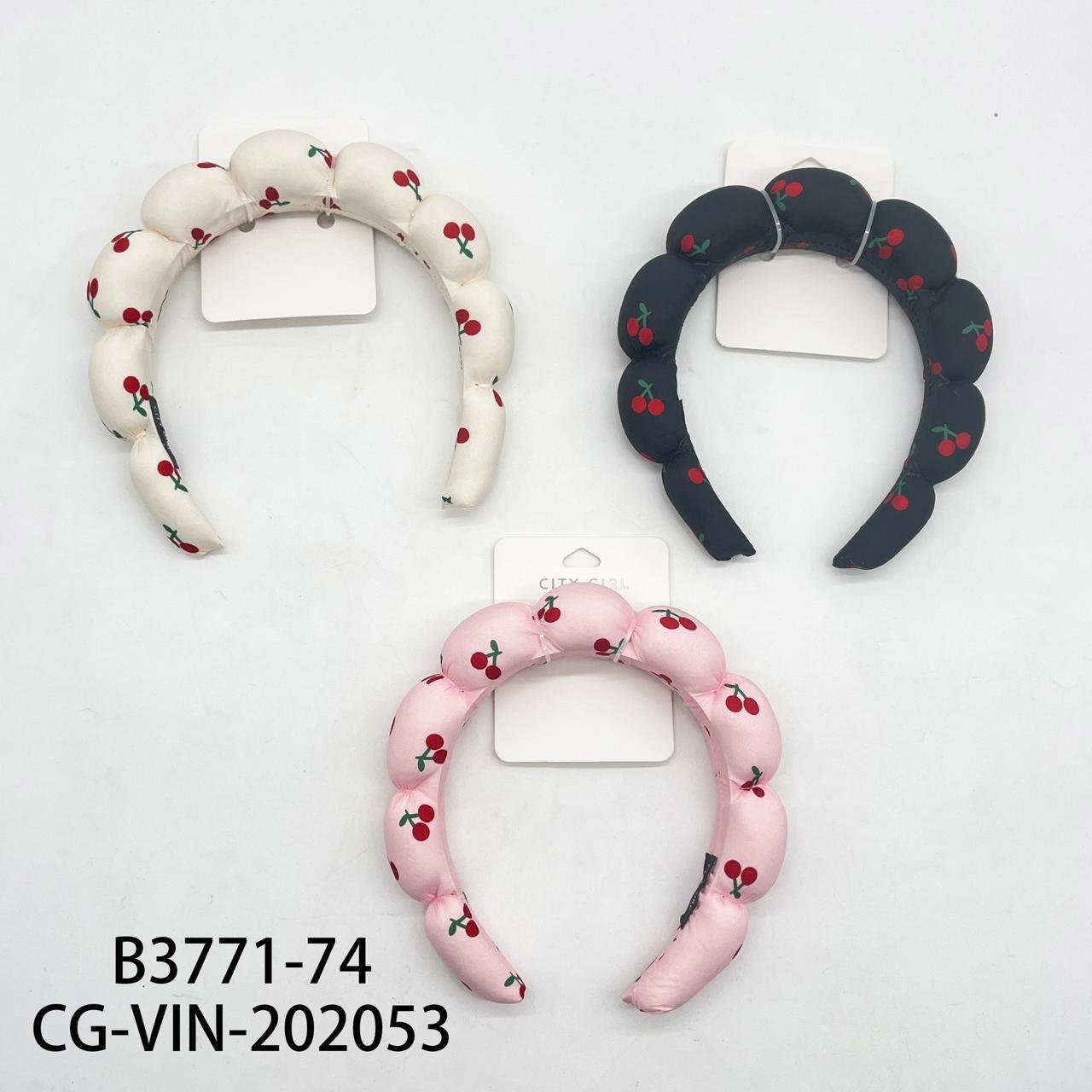 VINCHA PARA SKIN CARE CEREZAS CITY GIRL