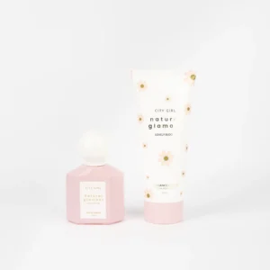 KIT DE PERFUME CON CREMA CORPORAL NATURAL GLAMOUR LOVELY BLOOM - 2PCS
