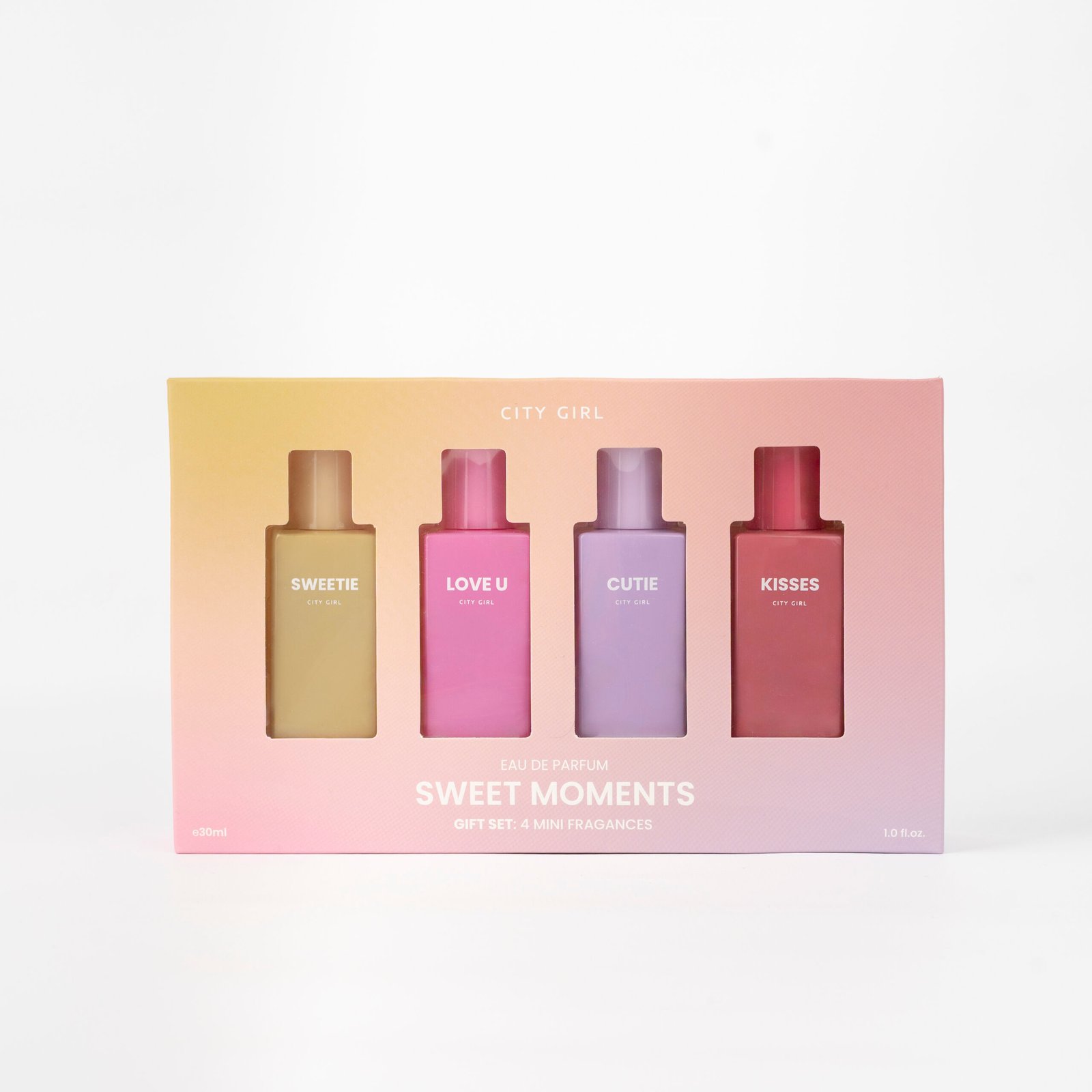 SET DE MINIS PERFUMES 4PCS CITY GIRL - 30ML - Imagen 2