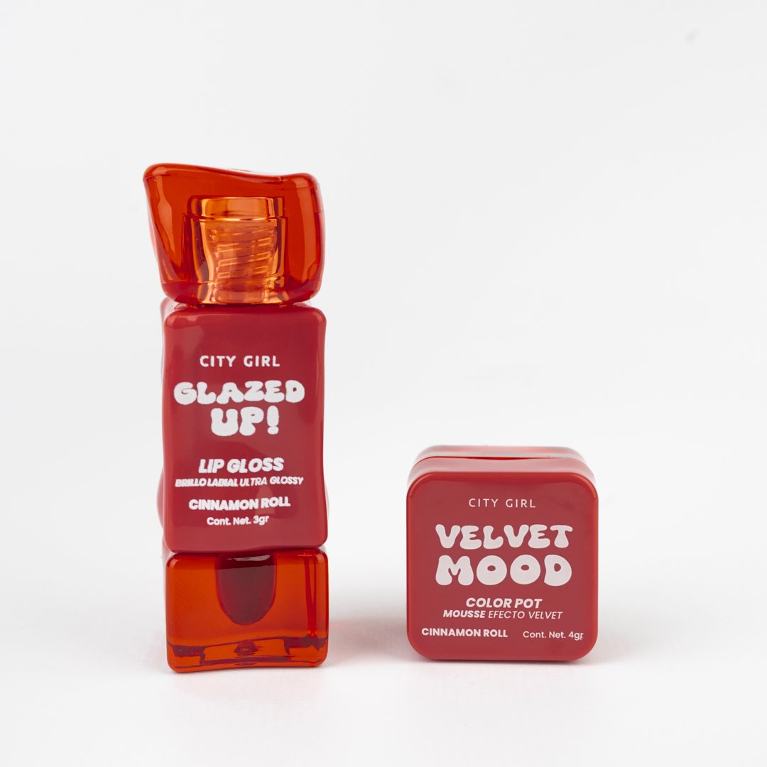 KIT DE CUIDADO PARA LABIOS (Brillo Labial + Mousse velvet) CITY GIRL - 2PCS - Image 2