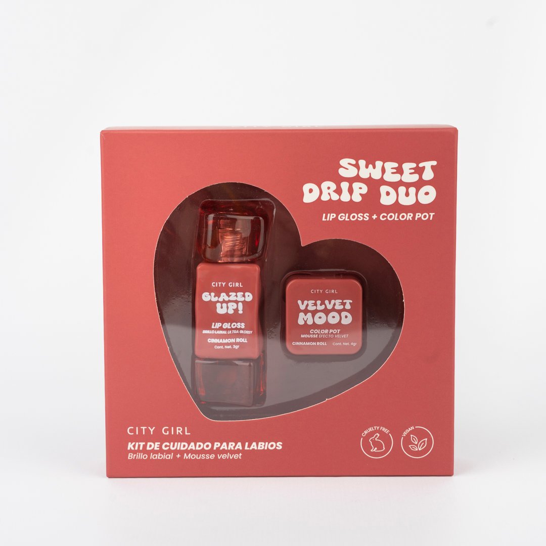 KIT DE CUIDADO PARA LABIOS (Brillo Labial + Mousse velvet) CITY GIRL - 2PCS - Image 3