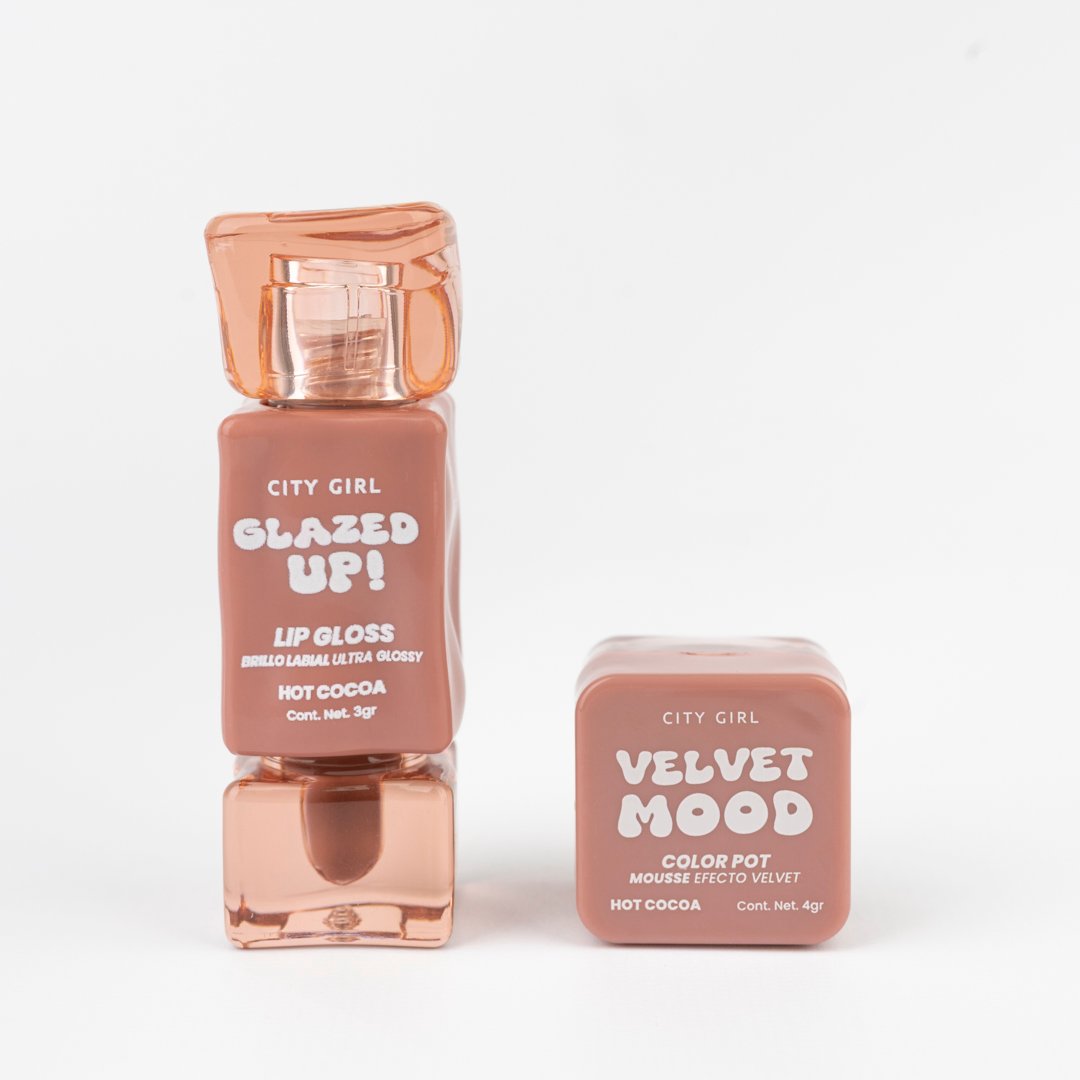 KIT DE CUIDADO PARA LABIOS (Brillo Labial + Mousse velvet) CITY GIRL - 2PCS - Image 4