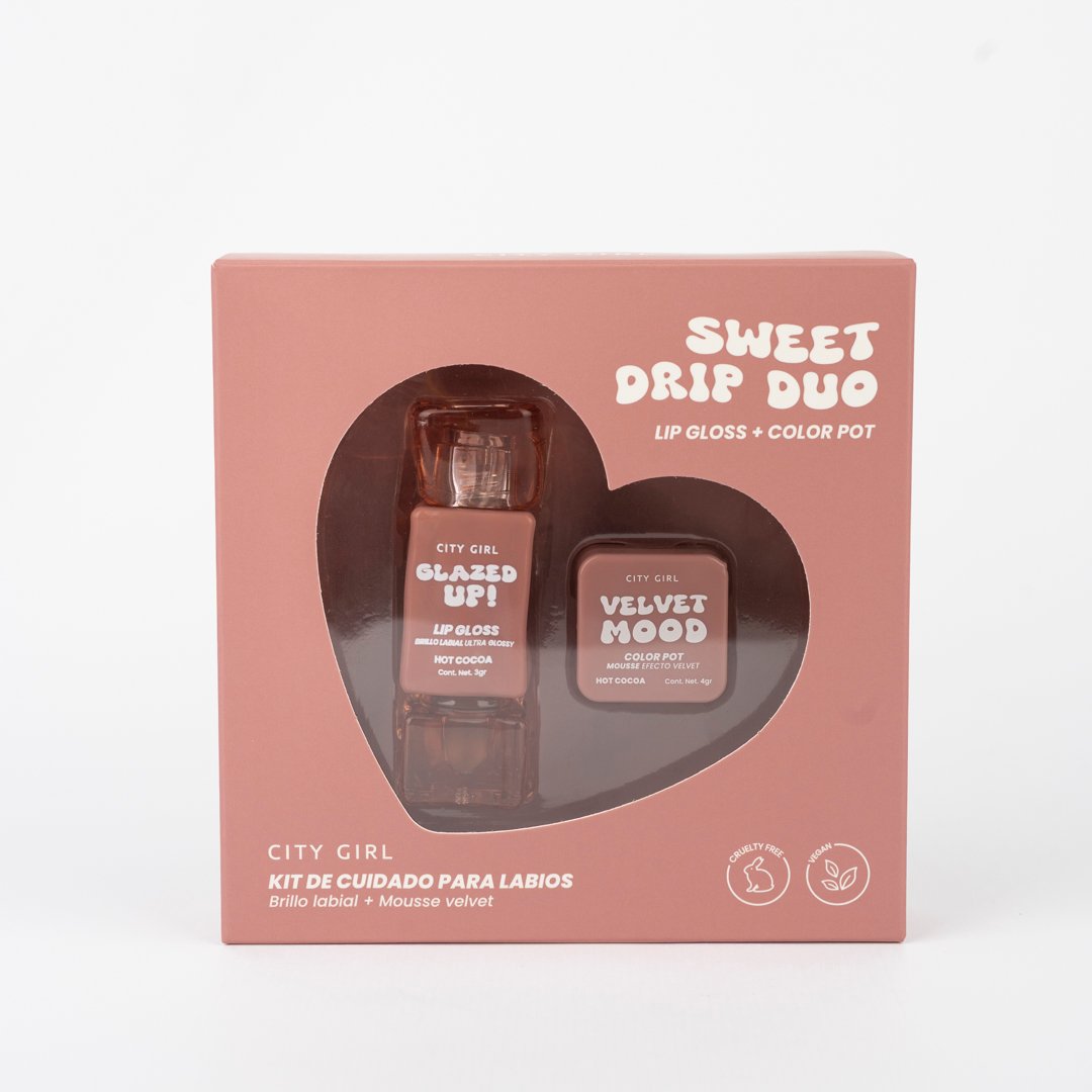 KIT DE CUIDADO PARA LABIOS (Brillo Labial + Mousse velvet) CITY GIRL - 2PCS - Image 5