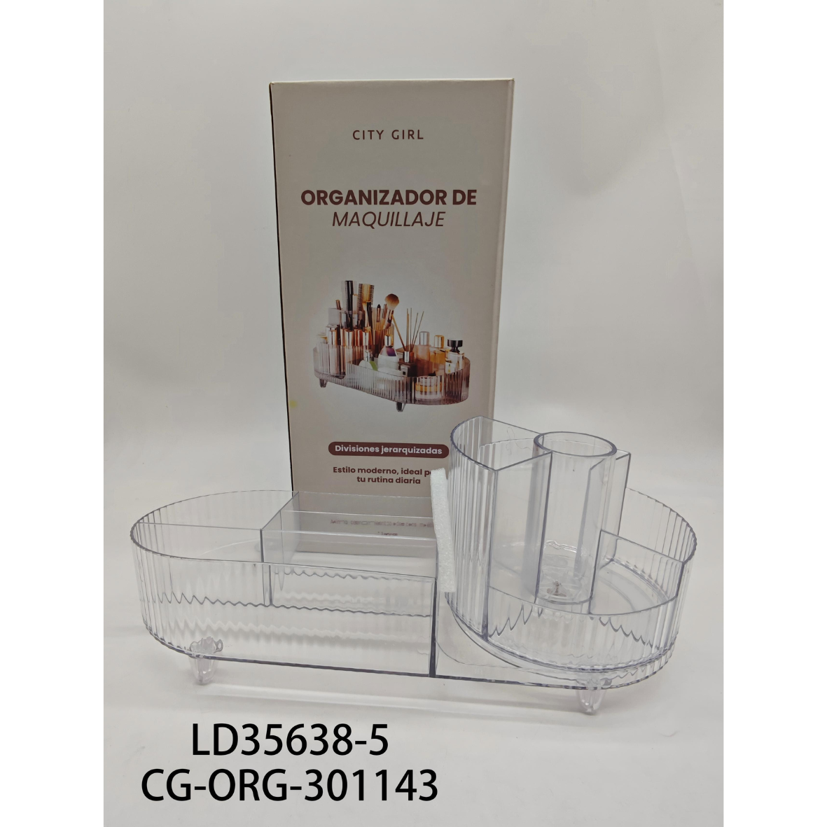 ORGANIZADOR DE ACRILICO PARA MAQUILLAJE