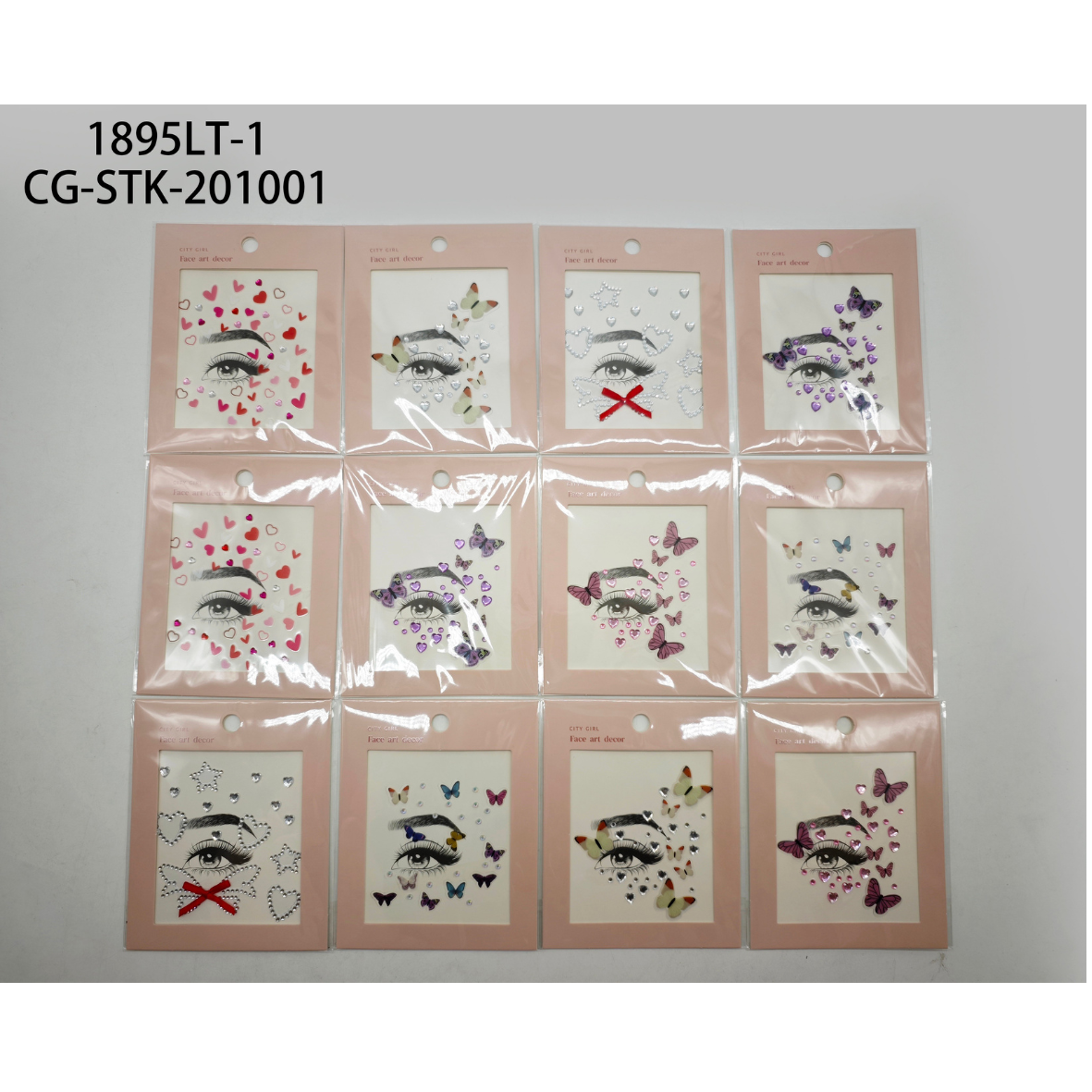 STICKERS PARA ROSTRO CITY GIRL