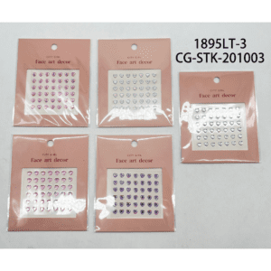 STICKERS PARA ROSTRO CORAZÓN CITY GIRL