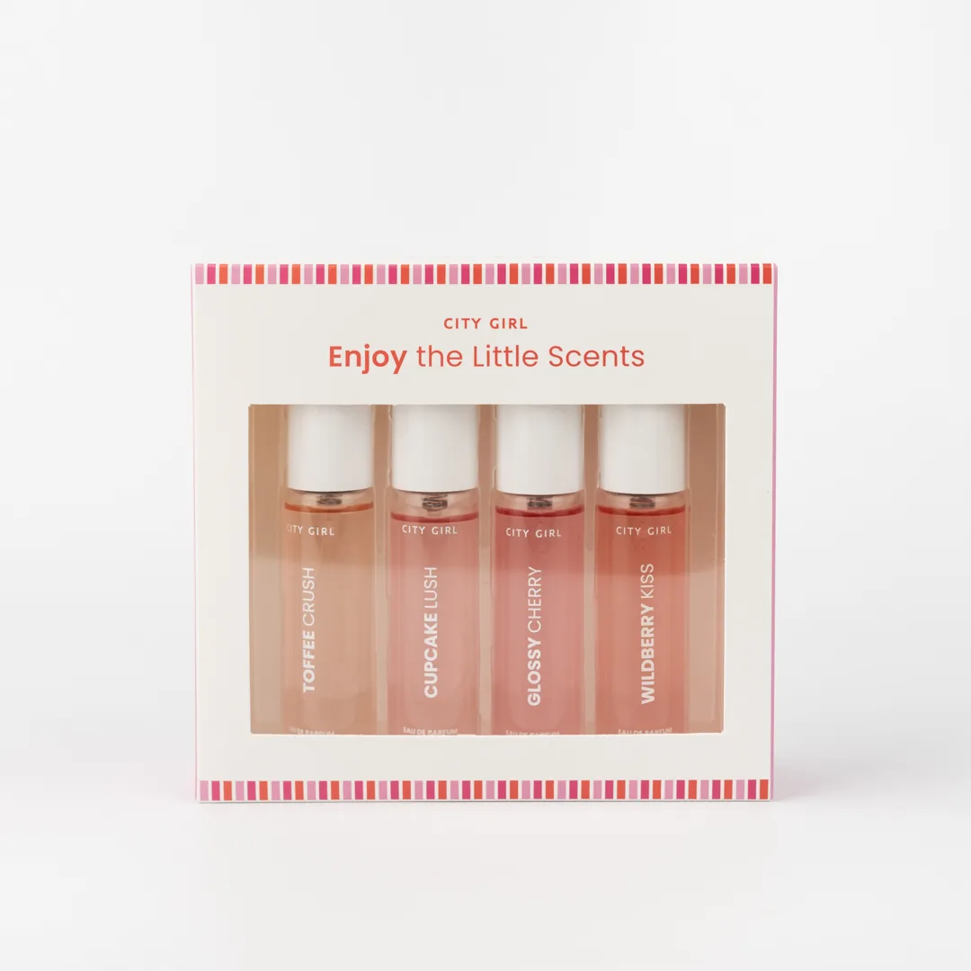 KIT DE PERFUMES ENJOY THE LITTLE SCENTS CITY GIRL - 4PCS /15ML - 图片 2