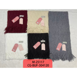 BUFANDA ROMBOS TEJIDOS CITY GIRL