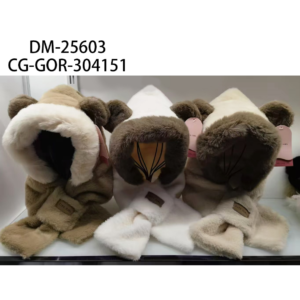 GORRO CON OREJAS DE OSITO CITY GIRL