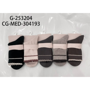 MEDIAS 3/4 LINEA MARRON CITY GIRL