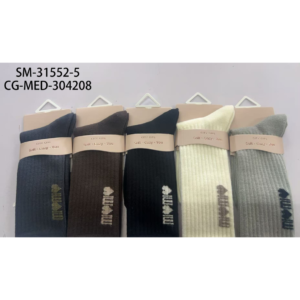 MEDIAS 3/4 LINEA MARRON CITY GIRL