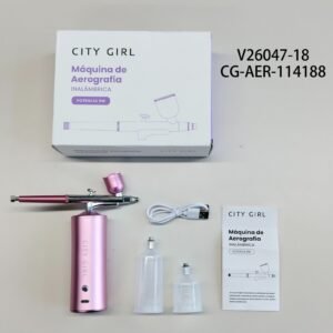 MAQUINA DE AEROGRAFIA INALAMBRICA CITY GIRL 8W