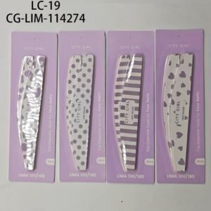 LIMA CON DISEÑOS 100/180 CITY GIRL - 2PCS