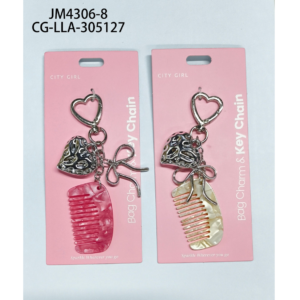 LLAVERO CHARM PEINE CITY GIRL