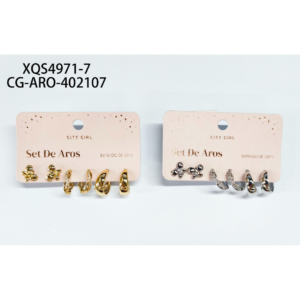 SET DE ARGOLLAS CITY GIRL