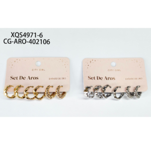 SET DE ARGOLLAS CITY GIRL