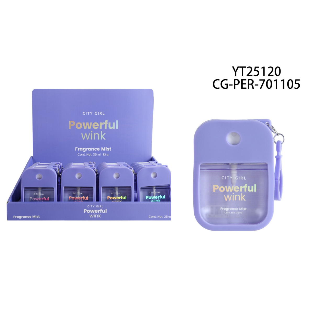 BODY SPLASH POWERFUL WINK CITY GIRL - 35ML