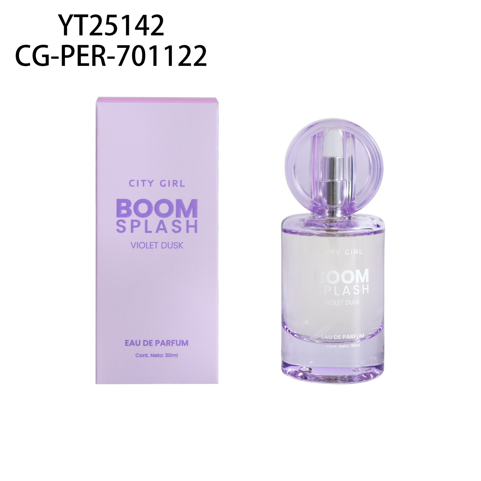 PERFUME BLOOM SPLASH VIOLET DUSK CITY GIRL - 30ML