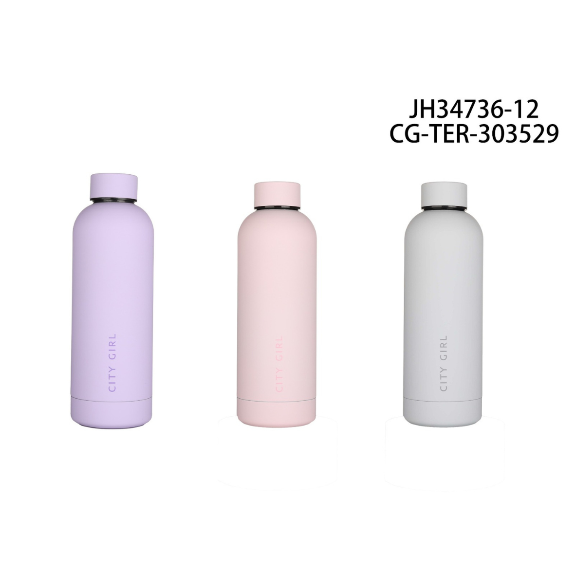 BOTELLA TERMO LISA CITY GIRL - 500ML