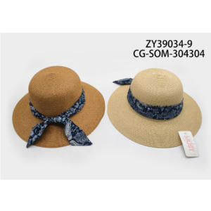 SOMBRERO CON PAÑUELO AZUL CITY GIRL