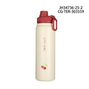 BOTELLA TERMO CEREZAS CITY GIRL - 750ML
