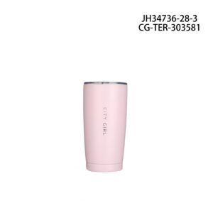 VASO TERMO ROSA CITY GIRL - 600ML