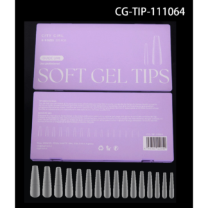 SOFT GEL TIPS GUIDE LINE CITY GIRL - 320PCS