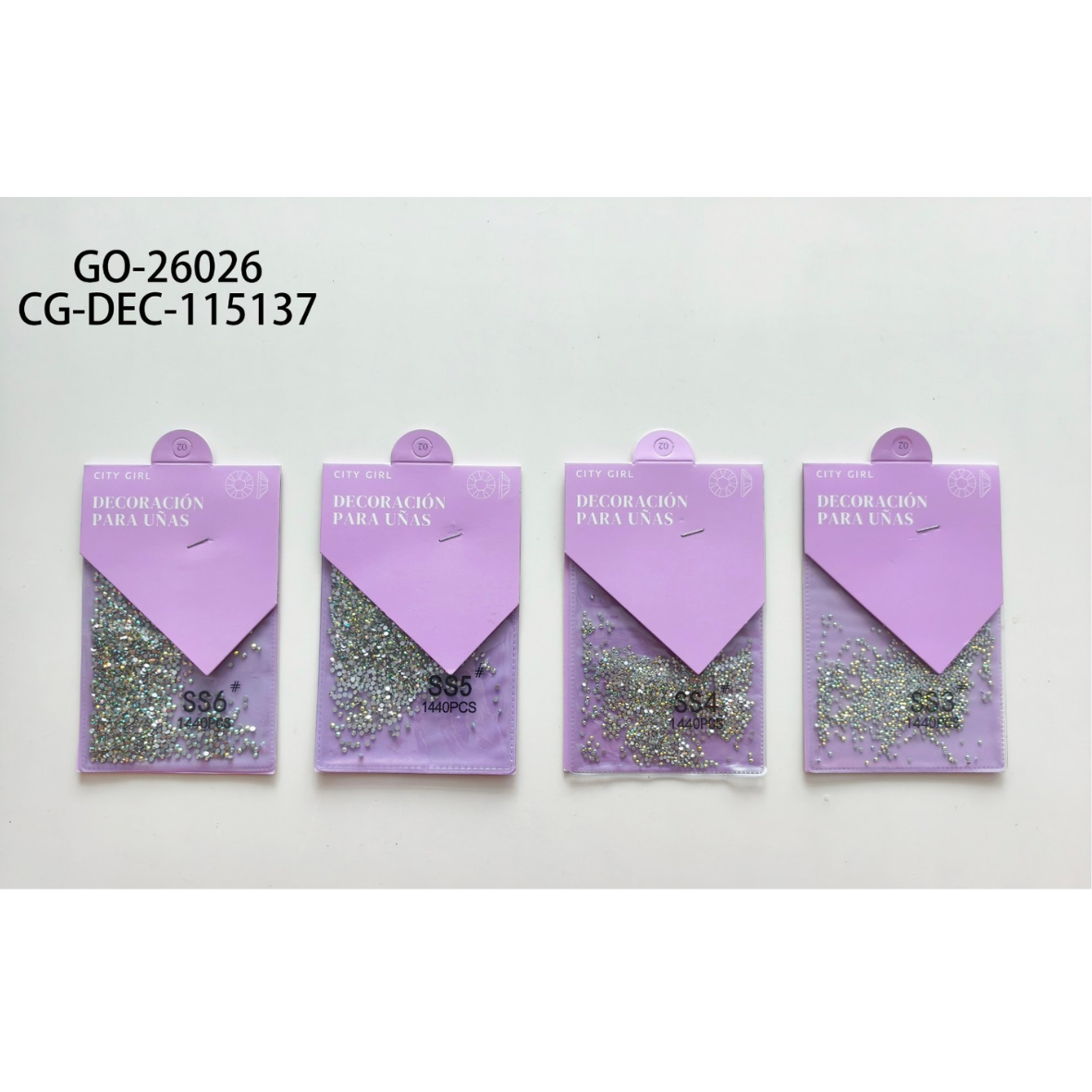 DECORACIÓN STRASS PARA UÑAS CITY GIRL