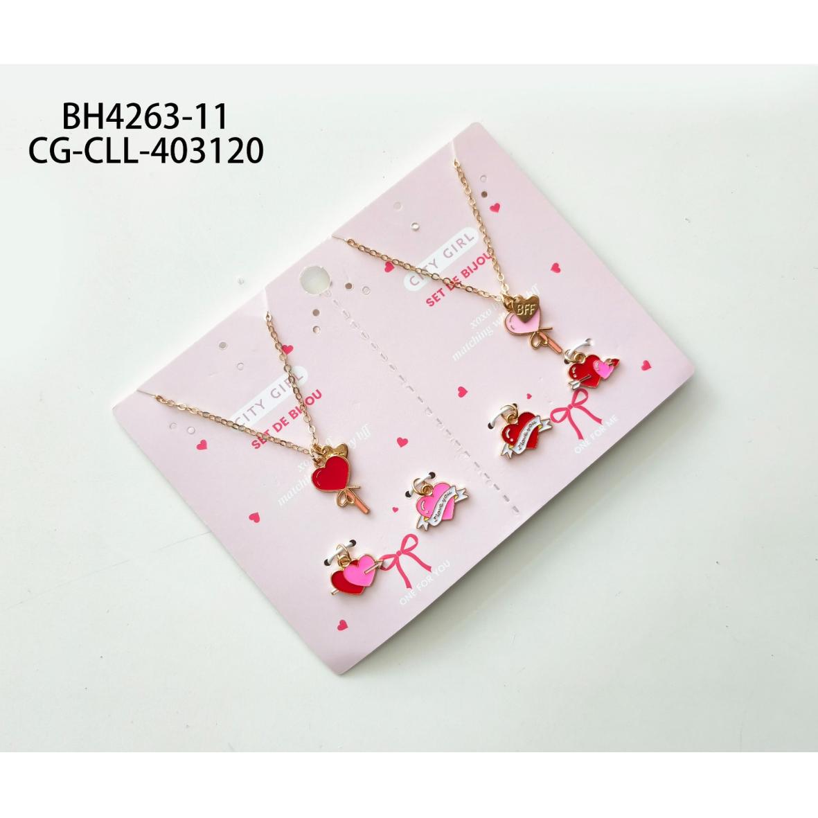 SET DE COLLARES PARA COMPARTIR CITY GIRL