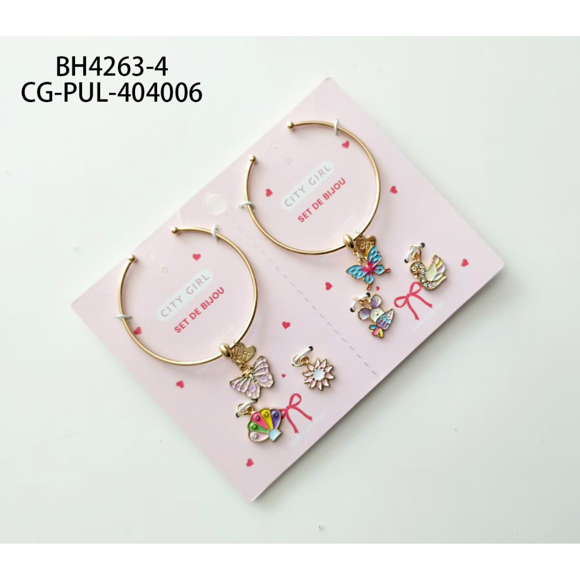SET DE PULSERAS PARA COMPARTIR CITY GIRL