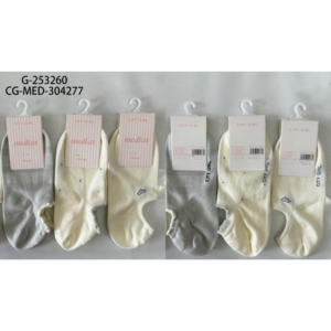 MEDIAS SOQUETES CITY GIRL - 3PCS