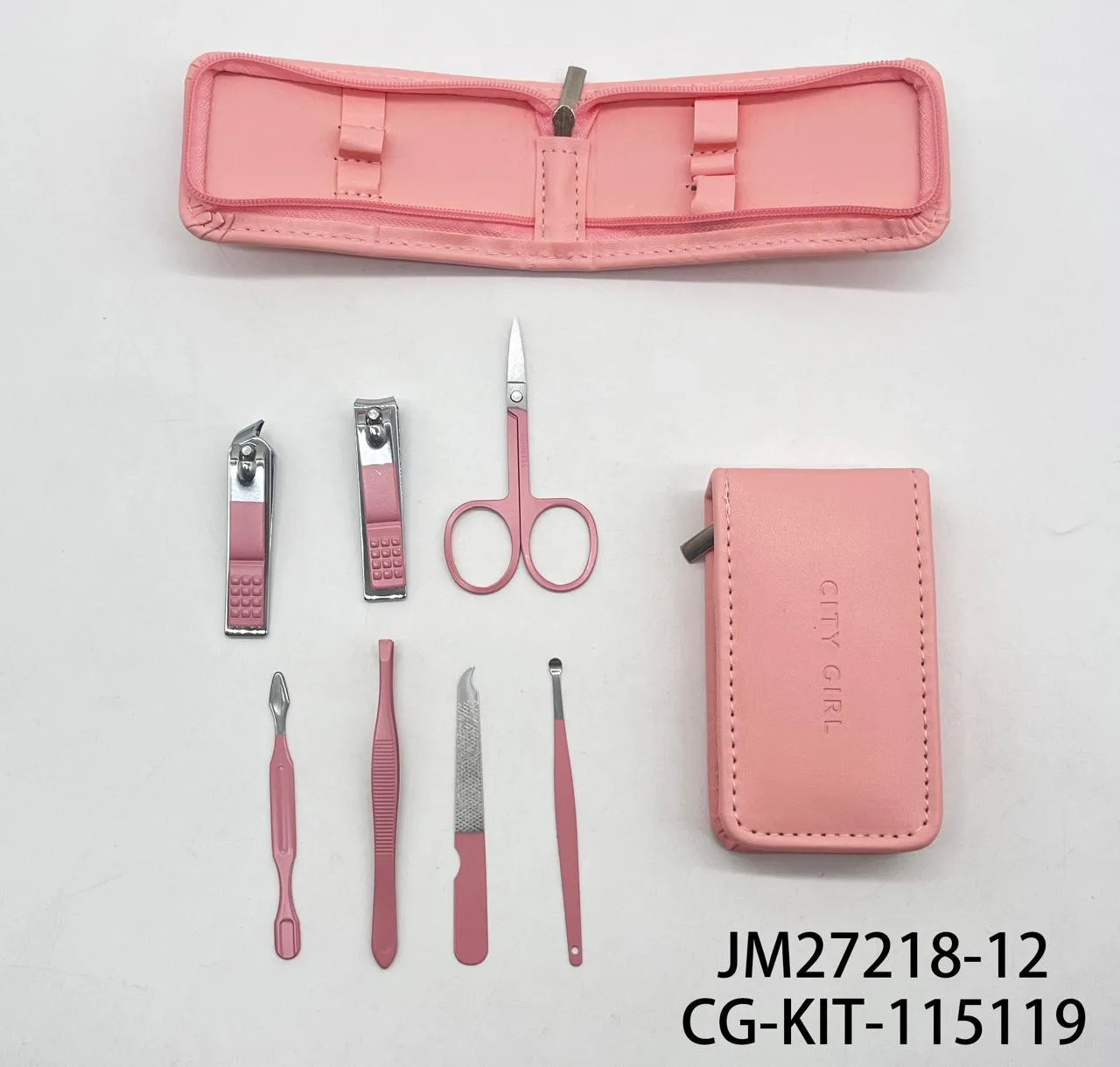 KIT DE HERRMIENTAS PARA UÑAS CITY GIRL - 7PCS
