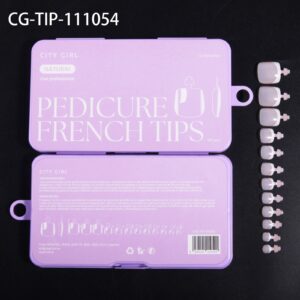 PEDICURA FRENCH TIPS CITY GIRL - 120PCS