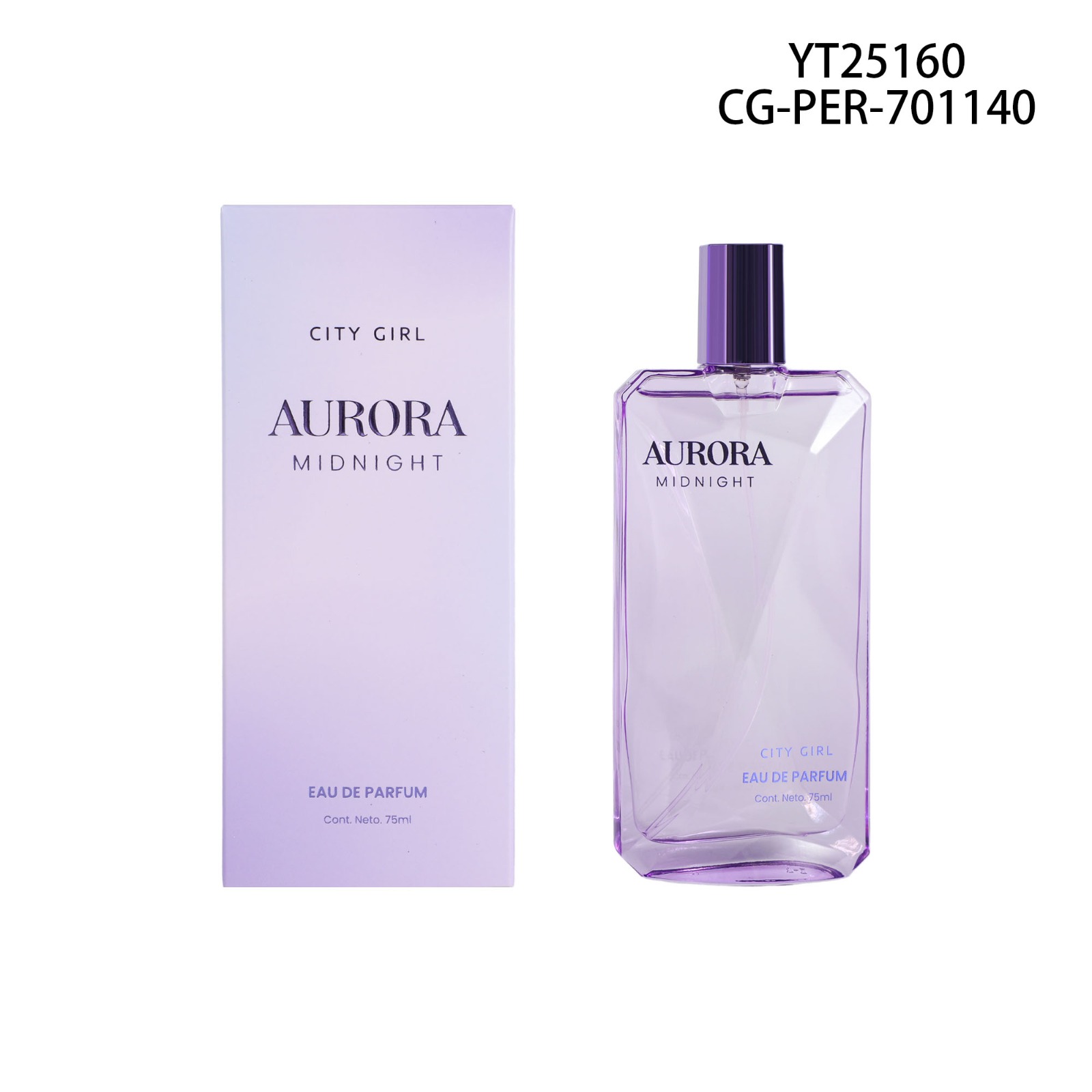 PERFUME AURORA MIDNIGHT CITY GIRL - 75ML
